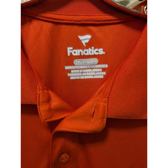 NFL Fanatics Denver Broncos Xtra-Lite Polo Orange Men's Size 2XL Game Day - Picture 4 of 6